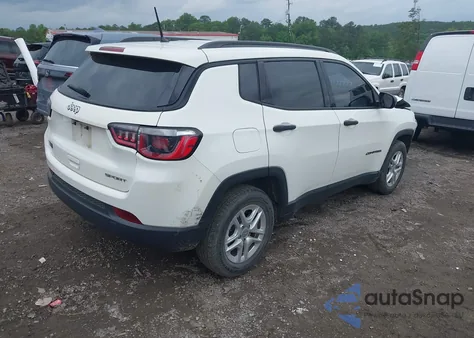 2018 Jeep Compass Sport Fwd из США, поврежденный, VIN 3C4NJCAB4JT250799